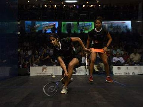 Dipika Pallikal and Joshna Chinappa (Photo | AFP)