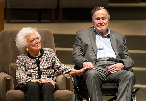 Barbara Bush wife of George H. W. Bush, the 41st President of the United States dies at 92 (File Photo | AP)