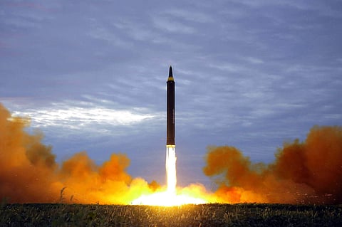 North Korean leader Kim Jong Un on Saturday said he would halt nuclear tests and intercontinental missile launches (File | AP)