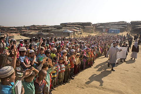 Nearly 700,000 Rohingyas have fled since last August, carrying stories of atrocities at the hands of troops and vigilante groups in the Buddhist-majority Myanmar. (File | AP)