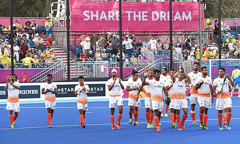 Indian men's hockey team at Gold Coast (File | PTI)