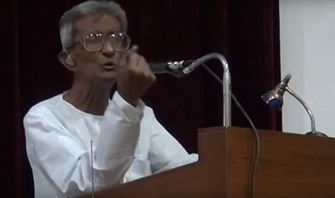 Ashok Mitra was the Chief Economic Adviser to the government of India from 1970 to 1972 when Indira Gandhi was the prime minister. | Youtube/Centre for Marxian Studies