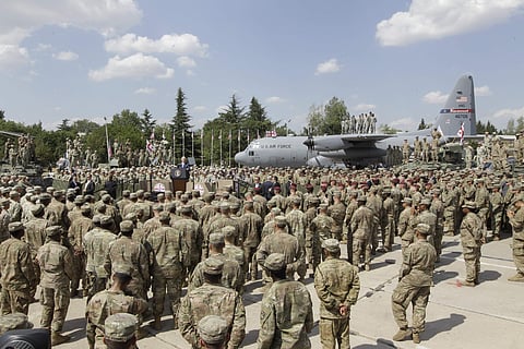 A representational image of US military (Photo | AP)