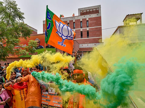 Anti-incumbency as well as the public speech made by Prime Minister Narendra Modi at National College Ground influenced voters to support BJP. (File | PTI)
