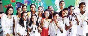 The young anchors who work tirelessly to help in the smooth functioning of the festival