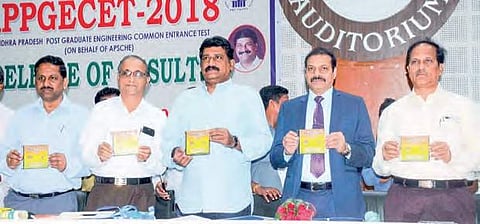 Minister Ganta Srinivasa Rao in Visakhapatnam on Thursday | Express