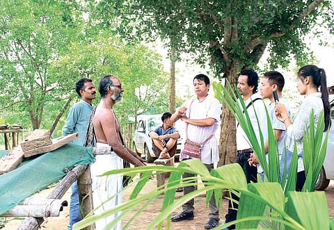 a group of farmers from northeast talking to experts | Express
