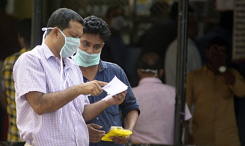 With Nipah virus cases being reported, more people are spotted wearing masks. (EPS | Manu R Mavelil)
