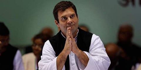 Rahul Gandhi paid homage to Nehru at Shanti Van.