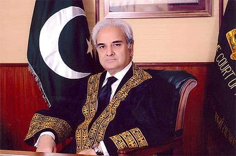 Pakistan's caretaker Prime Minister (Photo | Hazeefa Fatimah Twitter)