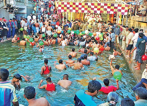 Pilgrims will henceforth not be allowed to take a dip in the Talacauvery | express
