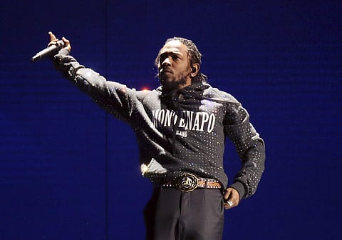 FILE: Kendrick Lamar at the Brit Awards | AP