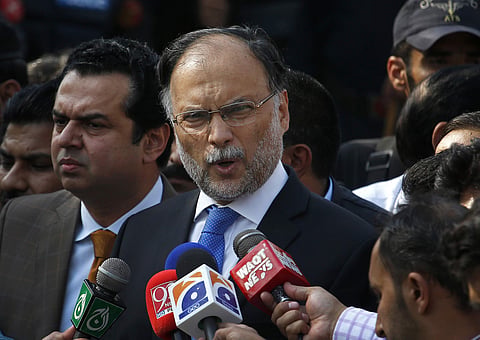 Pakistani Interior Minister Ahsan Iqbal . (File Photo | AP)