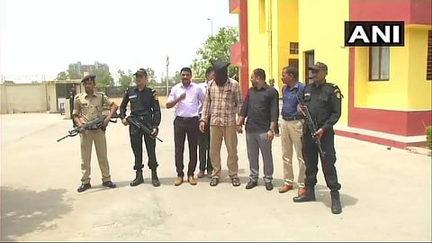 Ahmed Mohammed Lambu, against whom Red Corner Notice & warrants were issued, was arrested by Gujarat ATS on Friday. (Photo | ANI)