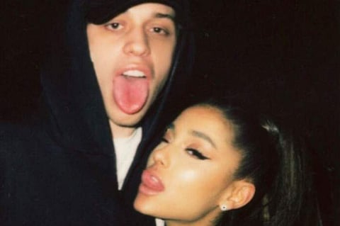 Ariana Grande and Pete Davidson (Instagram Photo)