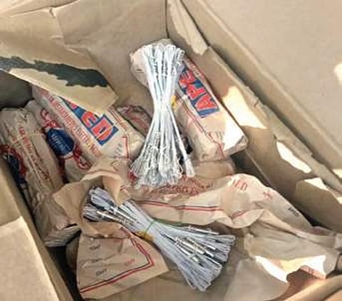The abandoned box of detonators