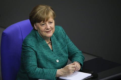 German Chancellor Angela Merkel attends a debate at the German parliament | AP