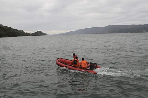 Rescue teams on a lookout for survivors. | AP