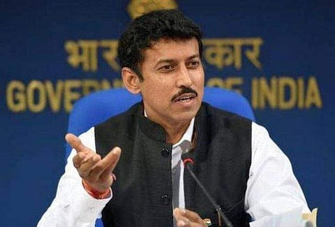 Union Sports Minister Rajyavardhan Singh Rathore (File | PTI)