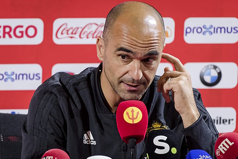 Belgium coach Roberto Martinez | AP