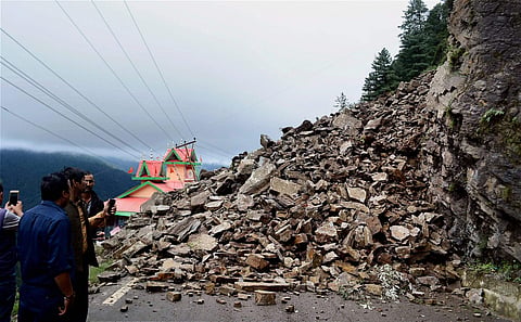 A view of a major landslide. (PTI file image used for representational purpose only)