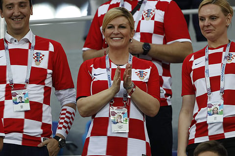 Croatia's President Kolinda Grabar-Kitarovic (File photo | AP)
