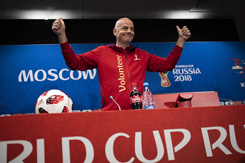 FIFA President Gianni Infantino (Photo | AP)