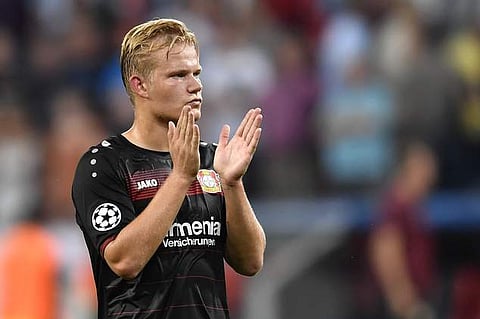 Bayer Leverkusen striker Joel Pohjanpalo | AP