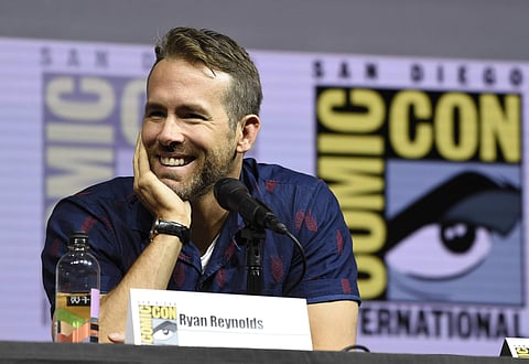 Ryan Reynolds attends the 'Deadpool 2' panel on day three of Comic-Con International on Saturday, July 21, 2018, in San Diego. | AP