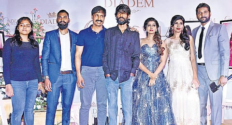 Shiny Cinderella Ashwin (in white) launched her new theme ‘Cinderella in Chennai’ Nakshatra Krishnamoorthy