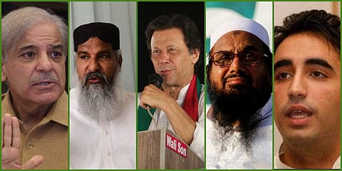 As Pakistan is set to elect its third consecutive civilian government in Wednesday's parliamentary elections, here is a look at the main candidates and their parties (Photos | AP, AFP)