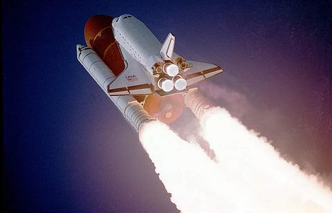 A NASA space shuttle for representatonal purpose