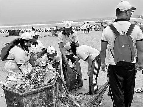 Clean drive on Puri beach ahead of Hockey Men’s World Cup Bhubaneswar