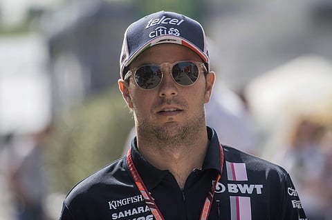 Mexican Formula One driver Sergio Perez of Sahara Force India F1 Team. | AP