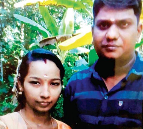 Sunil and his wife.