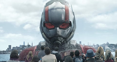 This image released by Marvel Studios shows Paul Rudd in a scene from 'Ant-Man and the Wasp.' | AP