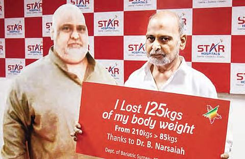 Can you lose 125 kg after surgery and stay safe?