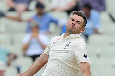 England pacer Anderson. (Photo | FIle/AP)