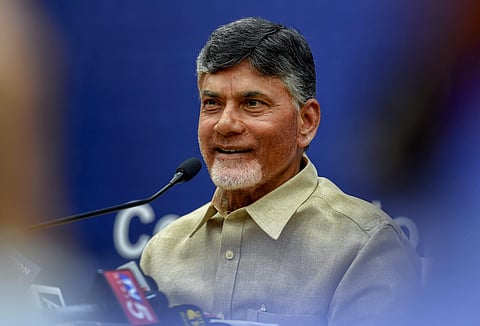 Andhra Pradesh CM Chandrababu Naidu. (File | PTI)