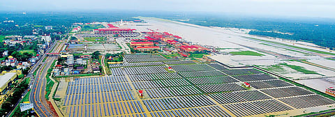The Cochin International Airport at Nedumbassery. (Photo | Albin Mathew)