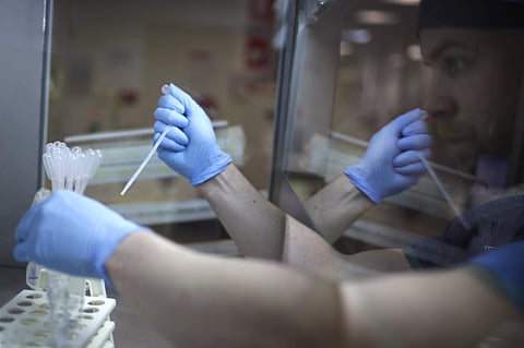 Authorities raided the sperm bank and seized 16 samples.
