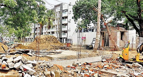 The park is being built across 17,350 sq ft of land Nakshatra Krishnamoorthy