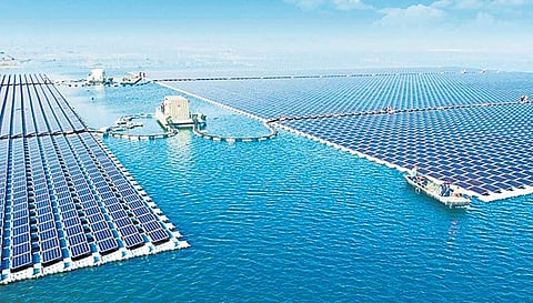 Floating Solar Power Plants (FSPPs) are generally more efficient than land-based panels due to natural cooling of the solar panels by the water present in the reservoirs