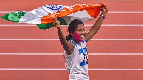 Swapna Barman (Photo | File/PTI)