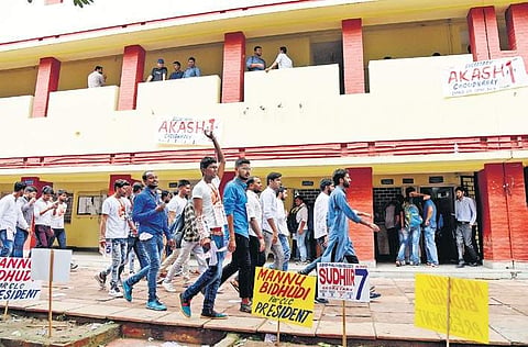 Delhi University students’ organisations gear up for varsity elections (Photo | Parveen negi/ EPS)