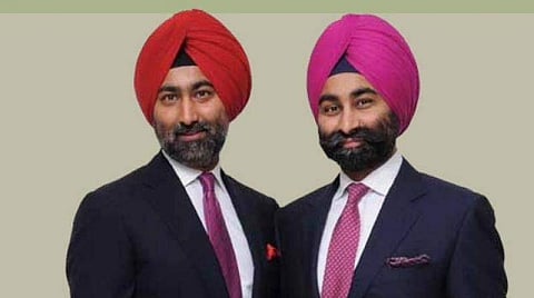 Promoters of Fortis Healthcare, Malvinder Singh and Shivinder Singh. (Photo | fortishealthcare.com)