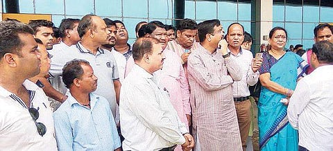 Union Minister Dharmendra Pradhan visits new airport to review arrangements ahead of inauguration by PM Modi