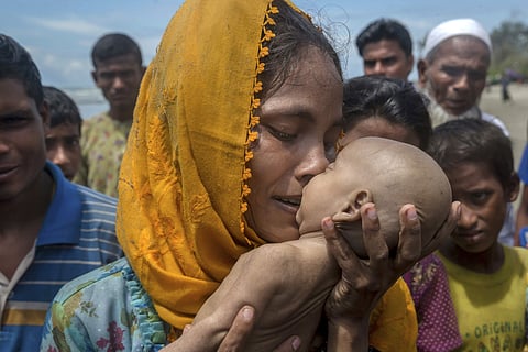 Image DetailsThousands of people have fled their homes following the crisis in the state of Rakhine in Myanmar (File | AP)