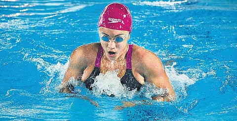 Saloni Dalal, 15, broke the national 100m breaststroke record | vincent pulickal