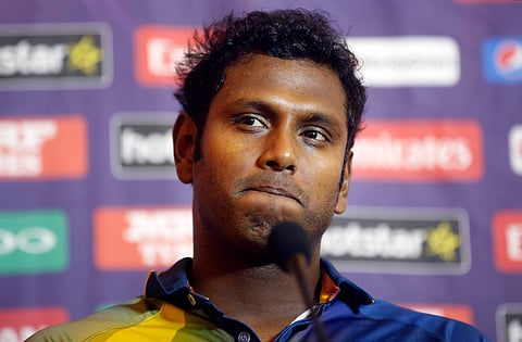 Sri Lanka's Angelo Mathews (File | AP)